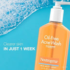 Three pack acne wash pump bottles for long-lasting daily cleansing