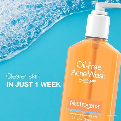 Three pack acne wash pump bottles for long-lasting daily cleansing