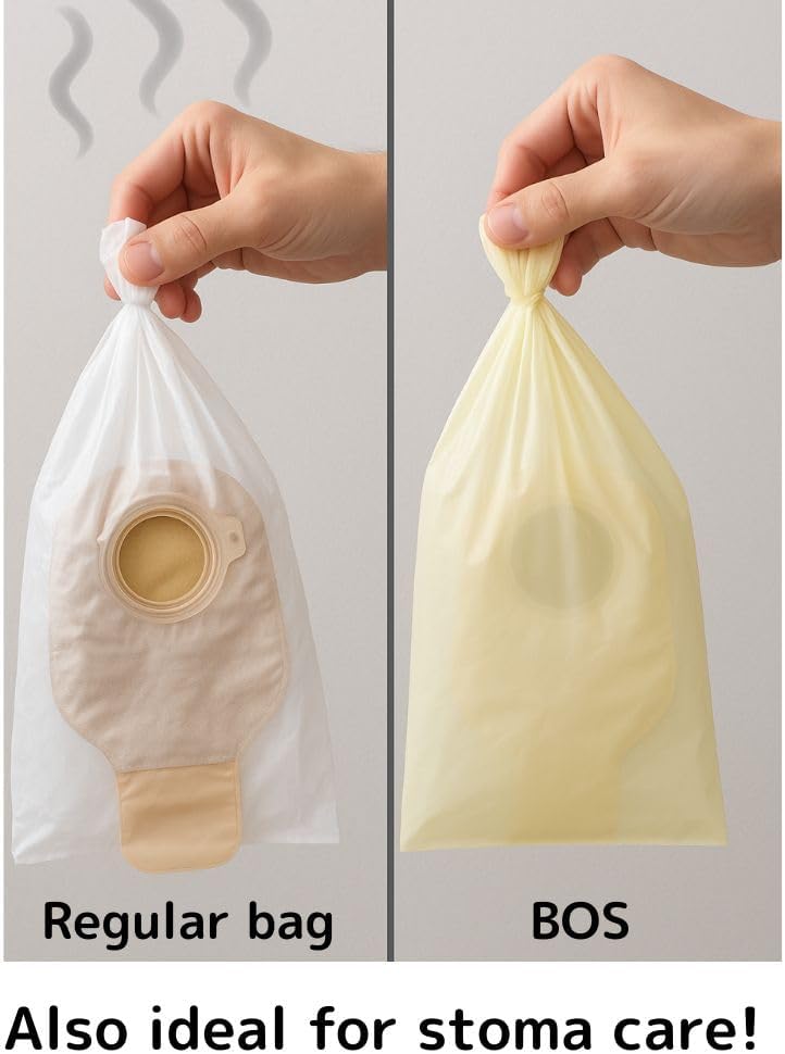 Compact dispensing box for BOS waste bags