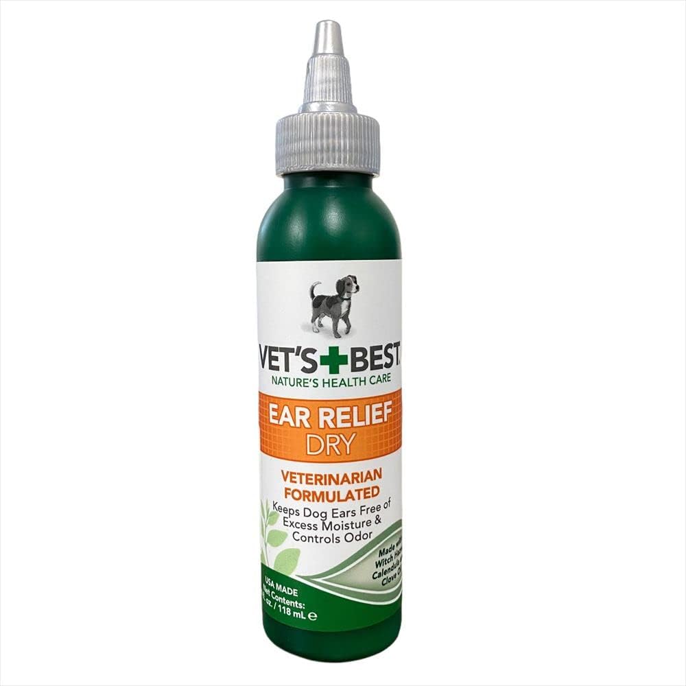 Vet's Best Dog Ear Cleaner Kit - Multi-Symptom Ear Relief - Wash & Dry Treatment - Alcohol-free - Image 9
