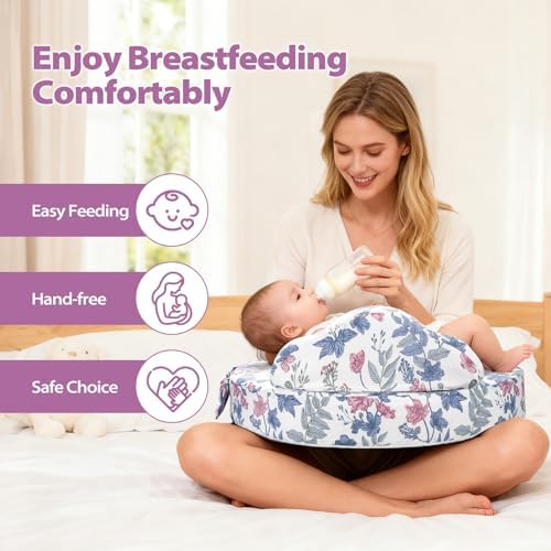 Safety fence feature on Acgrow ergonomic nursing pillow