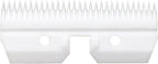 Side angle view of the professional ceramic cutter designed for cool running pet grooming.