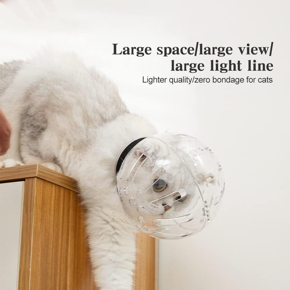 Side view of Nowhyx astronaut style cat bubble helmet