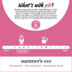 Authentic Summer's Eve pH-balanced daily wash for women