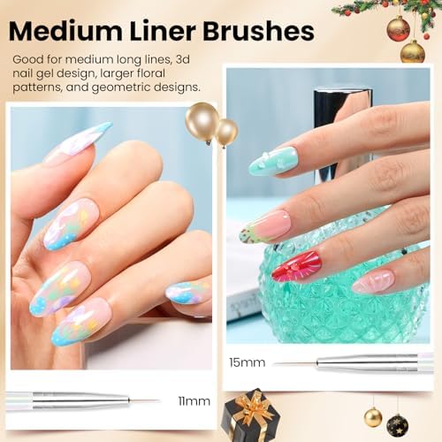 Different sizes of Beetles nail art painting tools