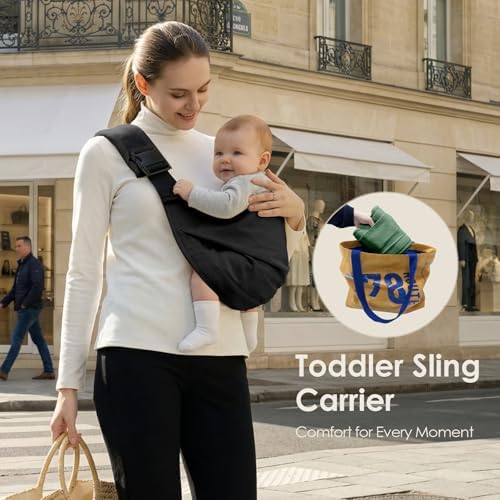 BAMBORA ergonomic baby carrier back view of the supportive shoulder padding.