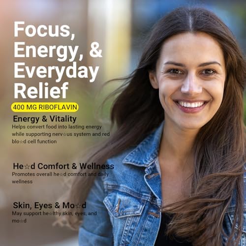 Authentic USA imported Safgumjel vitamin b2 supplement for head comfort