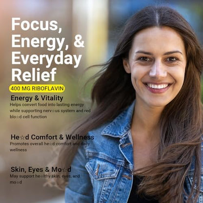 Authentic USA imported Safgumjel vitamin b2 supplement for head comfort