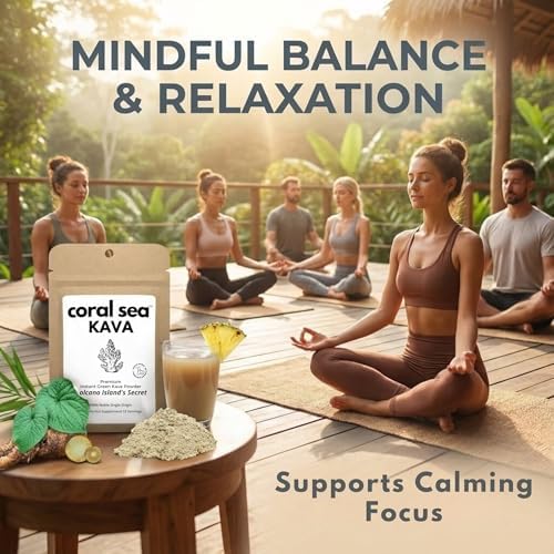 Coral Sea Kava Volcano Islands Secret green kava juice powder details