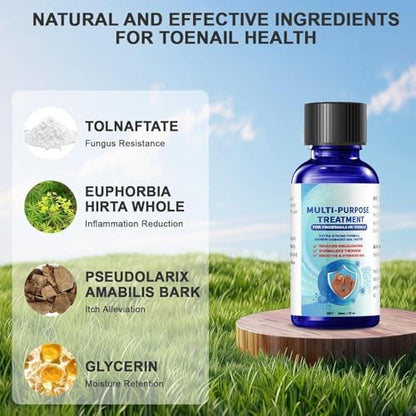 DERMATOOL extra strength formula for fingernail and toenail health restoration.