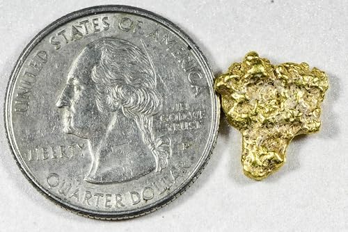 Nuggetsbygrant 2.27 Grams genuine gold nugget top angle