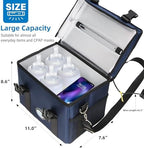 Foldable UV cleaner box showing 12 liter internal capacity