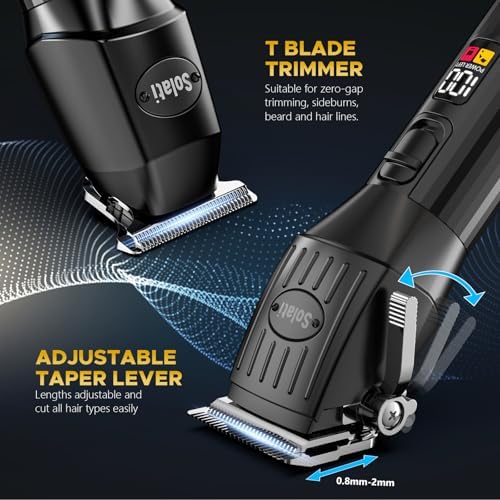 All in one cordless haircutting grooming kit with barber cape and accessories