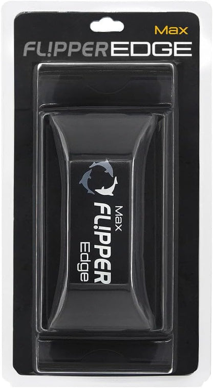 Acrylic safe plastic scraper blade attachment on the floating dual side cleaner assembly.