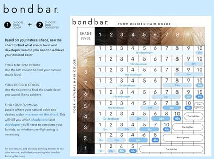 Bondbar 4 Fluid Ounce creme developer bottle for hair repair