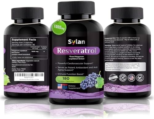 Sylan Resveratrol dietary supplement for heart and brain health
