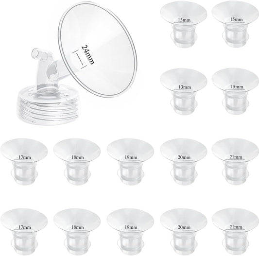 Gocroween 14-piece silicone flange insert kit front view