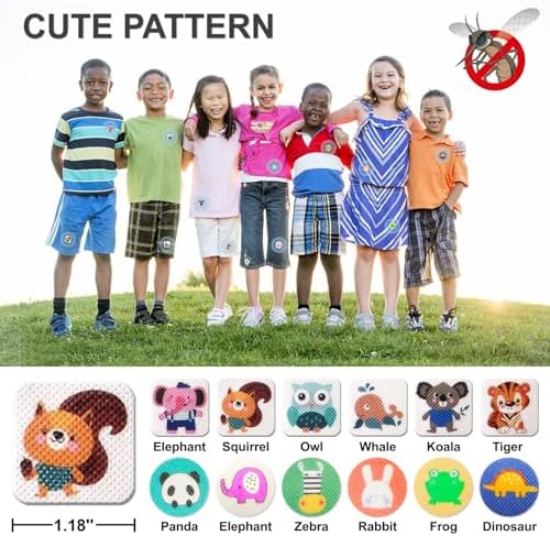 BuggyBands 5 pack mosquito repellent bracelets for outdoor use