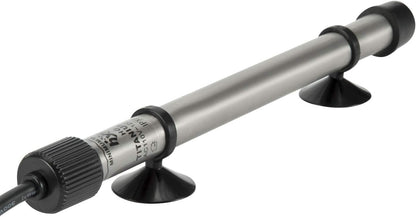 Hygger titanium replacement heater rod submerged in aquarium