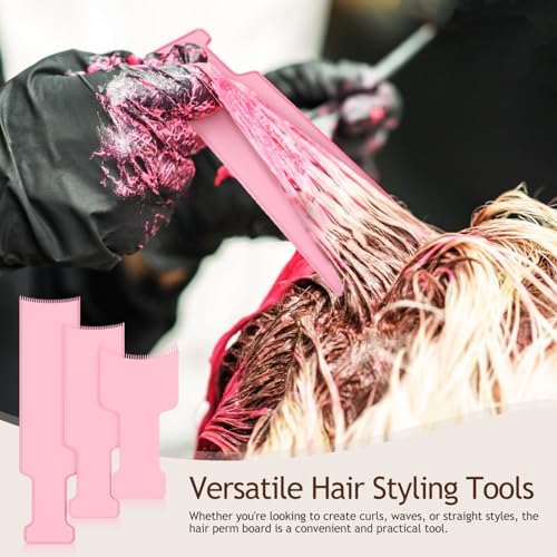 Ergonomic non-slip handle of professional hair coloring board