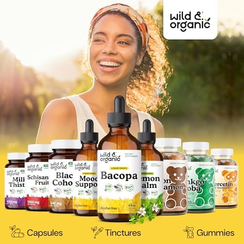 Authentic USA imported nootropic liquid supplement packaging on a clean wellness background.