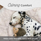 Best Friends by Sheri The Original Calming Donut Dog Bed for Medium Dogs up to 45 lbs, Lux Faux Fur, Oyster, Medium, 30" x 30" - Image 5