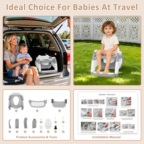 Three in one independent toddler potty chair configuration with splash guard