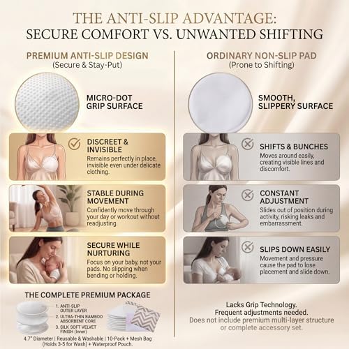 Oiikain nursing pads inside bra for size reference