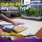 Clear water comparison using Aquatic Experts mechanical media