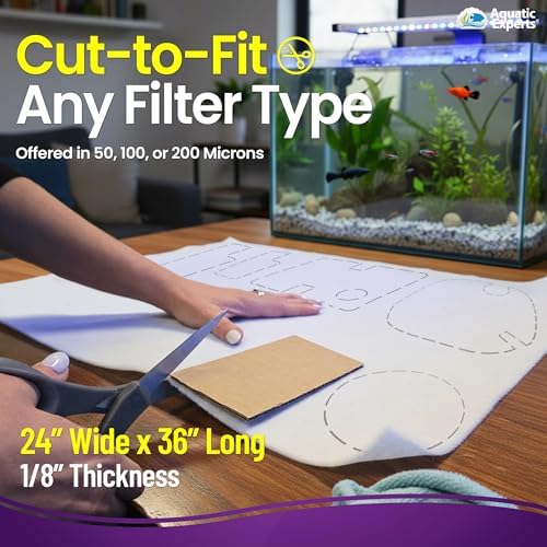 Clear water comparison using Aquatic Experts mechanical media