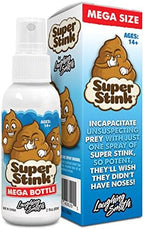 Side profile of the premium non-toxic fake poop smelling liquid novelty gag gift