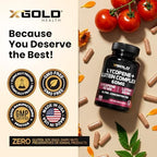X Gold Health Lycopene And Lutein packaging details and ingredients