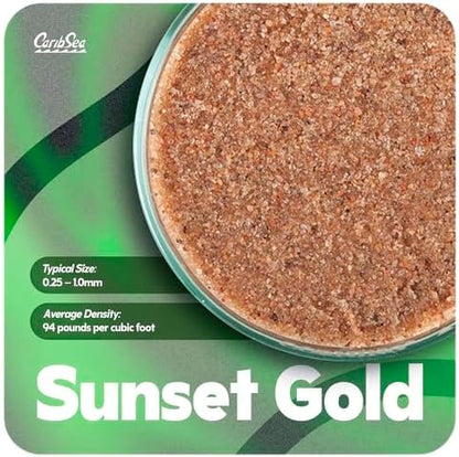 Natural golden-tan riverbed effect of CaribSea aquascape sand