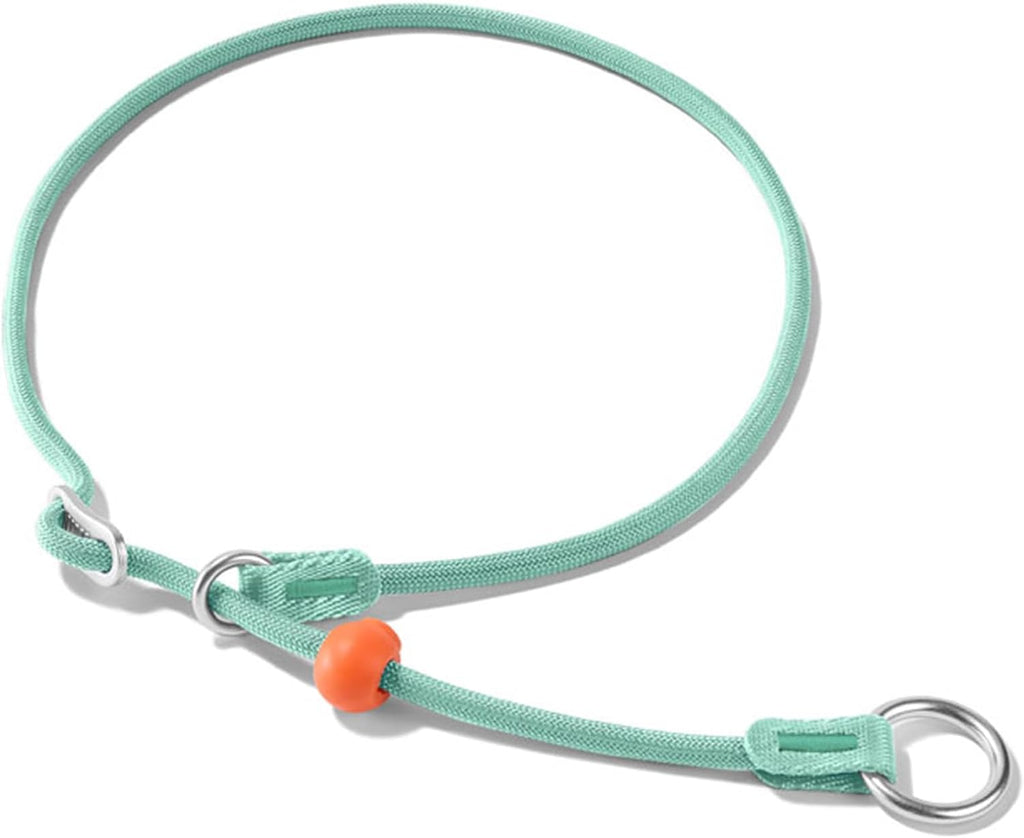 HowGo Slip Collar for Dogs,No Pull Adjustable Martingale Collar for Training, Nylon Rope,Dual Stopper and Durable Aluminum Hardware,Spring-Loaded,for Small Medium Large Dogs(Blue) - Image 9