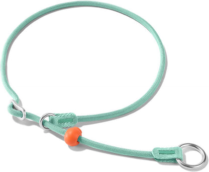 HowGo Slip Collar for Dogs,No Pull Adjustable Martingale Collar for Training, Nylon Rope,Dual Stopper and Durable Aluminum Hardware,Spring-Loaded,for Small Medium Large Dogs(Blue) - Image 9