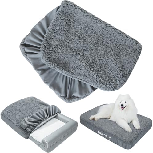 Moonsea waterproof pet mattress liner grey color option