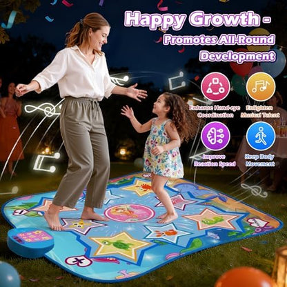 AZBFAN interactive dance mat display box and contents.