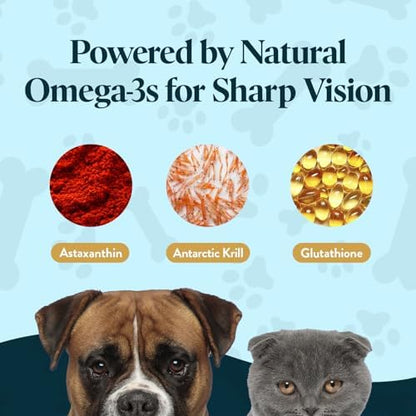 USA imported OcluVet 30 count eye health supplements for senior cats
