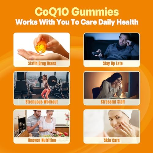 Neviss coq10 250mg gummies lifestyle packaging display