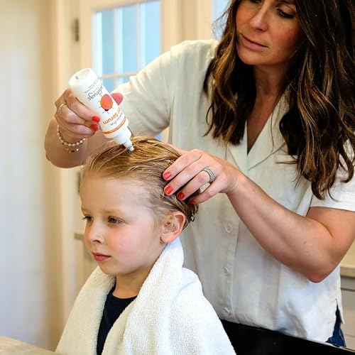 Ladibugs pesticide free mint serum bottle for kids head lice removal