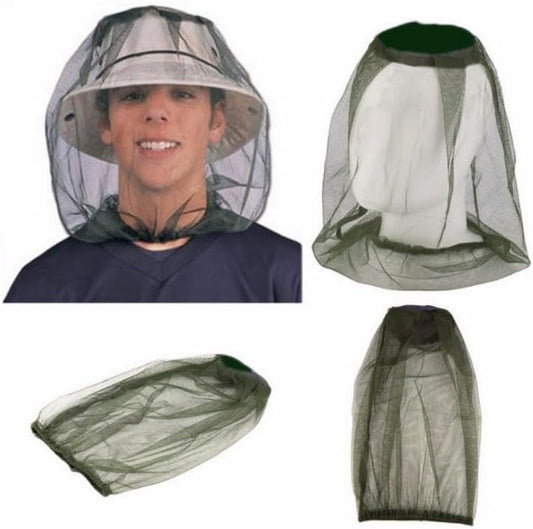 YMIQ mosquito insect repellent mesh net cap front view