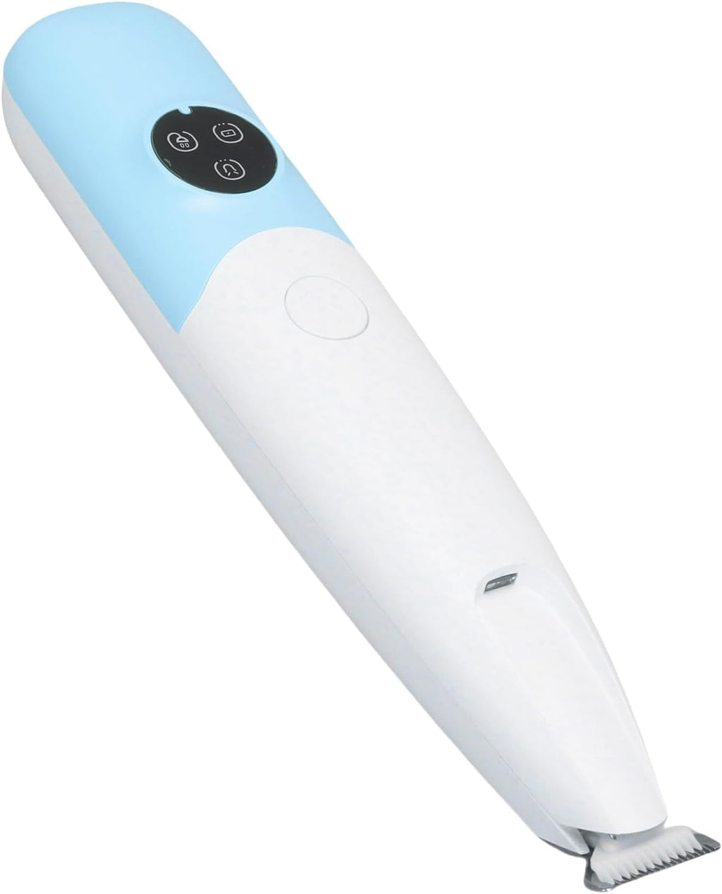 Zunate Pet Trimmer Rechargeable Cordless Foot Shaver for Cats and Dogs, Electric Hair Grooming Clipper with USB Cable and Brush, Low Noise and Vibration Yellow (Blue) - Image 9