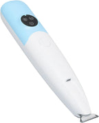 Zunate Pet Trimmer Rechargeable Cordless Foot Shaver for Cats and Dogs, Electric Hair Grooming Clipper with USB Cable and Brush, Low Noise and Vibration Yellow (Blue) - Image 9