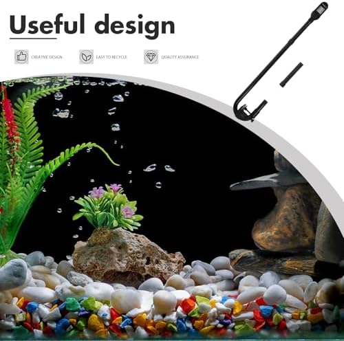 BESPORTBLE premium fish tank plumbing accessory kit highlighting the smooth matte black finish and hose connectors