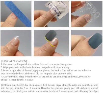 ZIIVIEVS luxury reusable artificial manicures pack displayed on a styling background