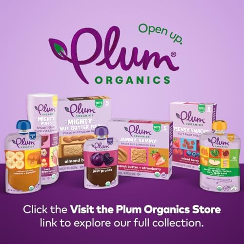 Single pouch of Plum Organics Just Prunes baby food