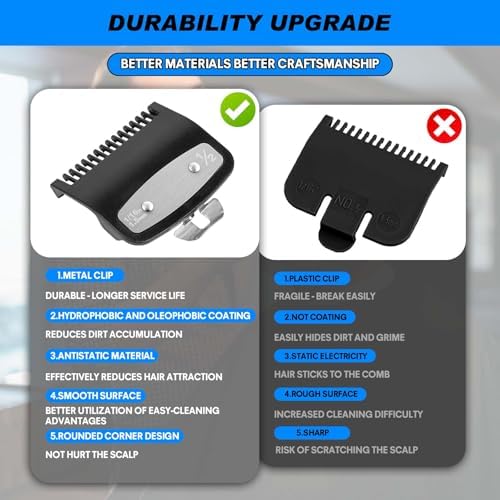 Oreutkd replacement clipper attachment showing the durable plastic teeth and ballpoint tips