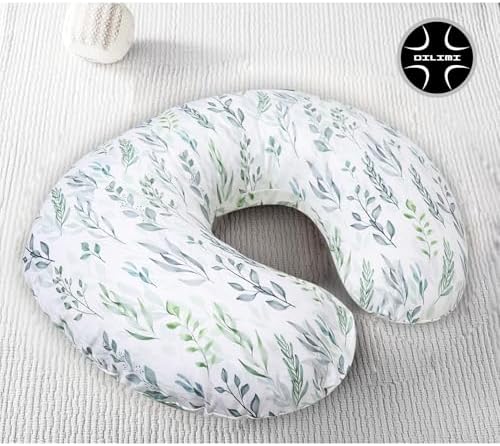 Dilimi nursing cover stretched over a breastfeeding pillow