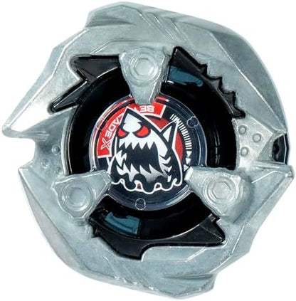 Close up of Beyblade X Keel Shark Attack Type top