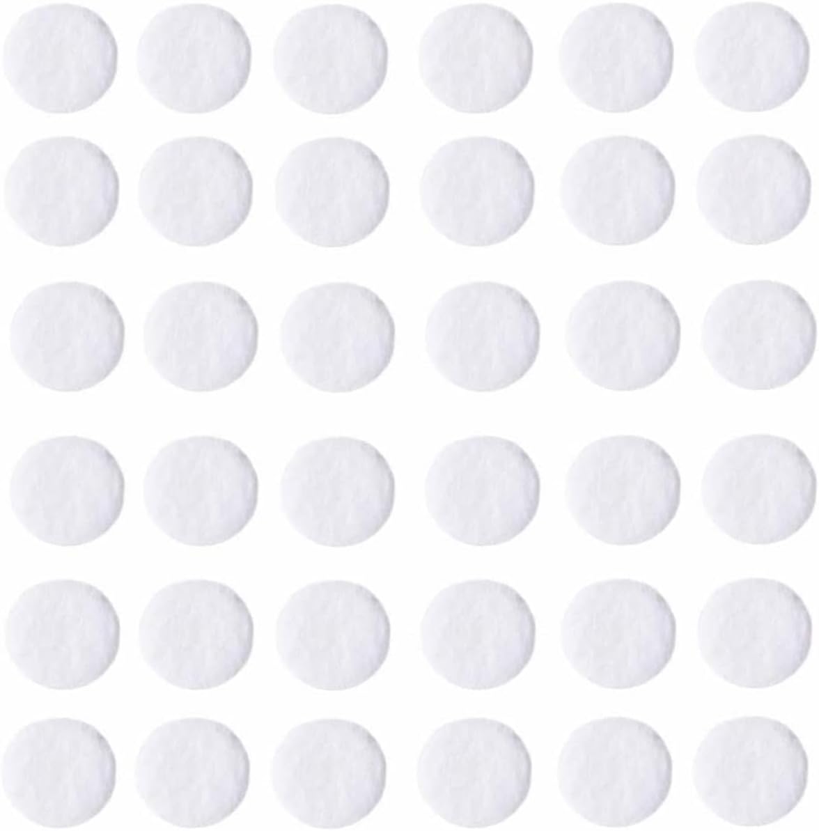 ZEIZOMZER 10mm microdermabrasion cotton filters front view showing bulk pack